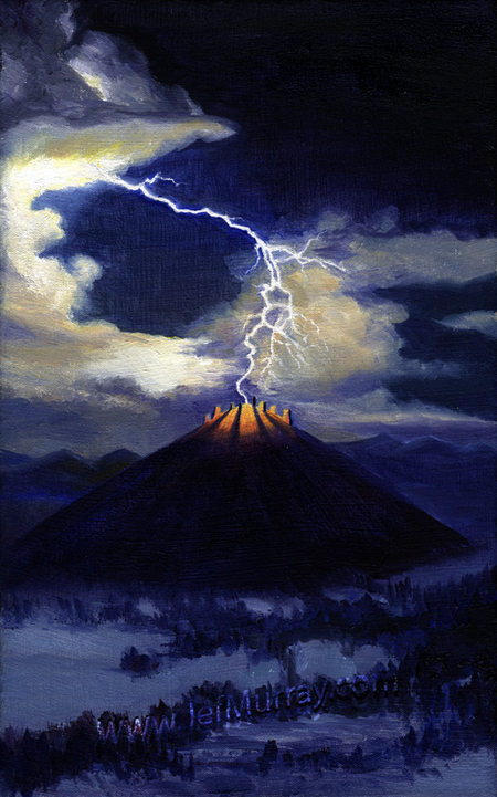 "Lightning on Weathertop" - Artwork © by Jef Murray