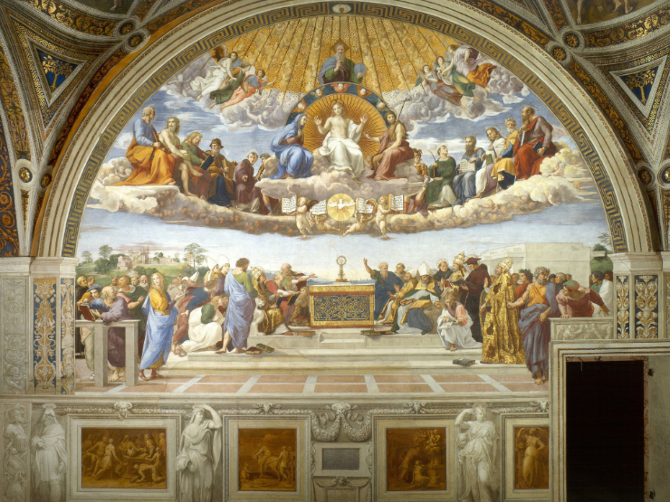 Disputa (Disputation of the Blessed Sacrament) by Raphael