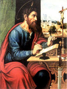 "St. Paul Writing" by Sacchi