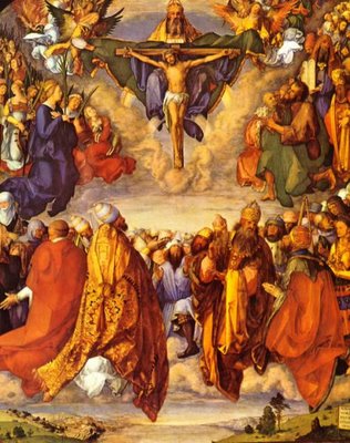 Image result for communion of saints painting