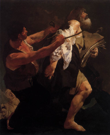 "The Martyrdom of St. James" by Giovanni Battista Piazzetta