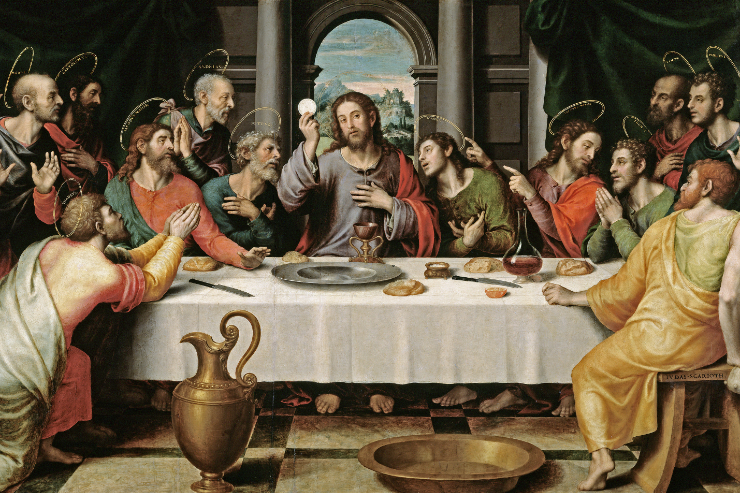 "The First Eucharist" by Juan de Juanes