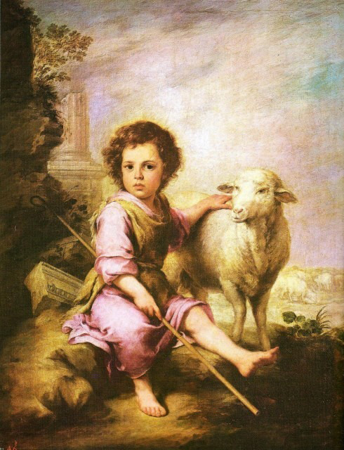"Christ, the Good Shepherd" by Murillo
