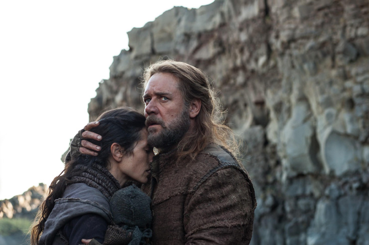 Russell Crowe and Jennifer Connelly star as Noah and his wife "Naamah"