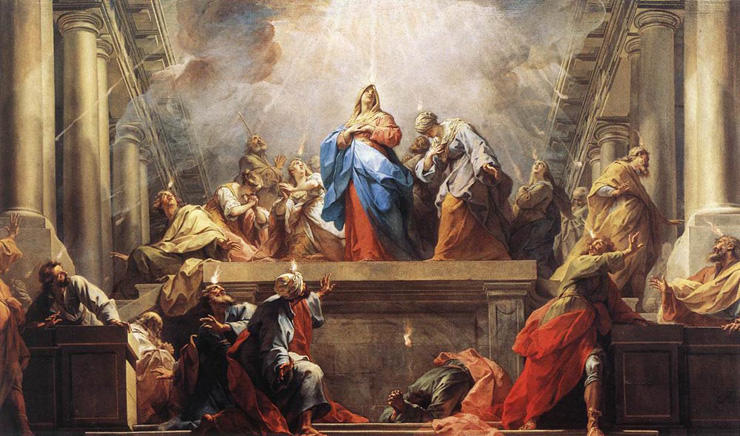 "La Pentecôte" (The Pentecost) by Jean II Restout