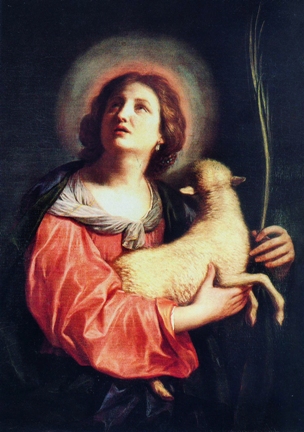 St. Agnes of Rome by Berruguete