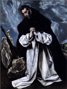 St. Dominic Praying El Greco