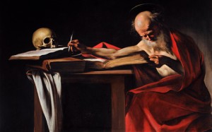"St. Jerome Writing" by Caravaggio