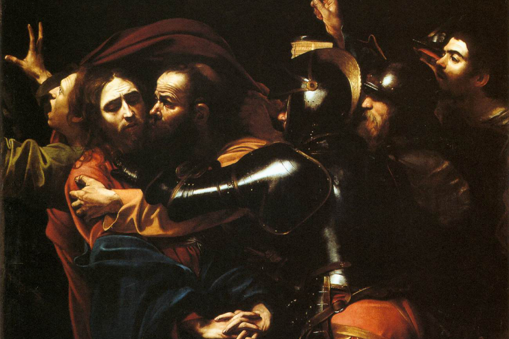 "The Taking of Christ" (detail) by Caravaggio