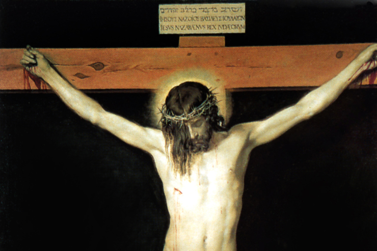 "Christ on the Cross" (detail) by Velazquez